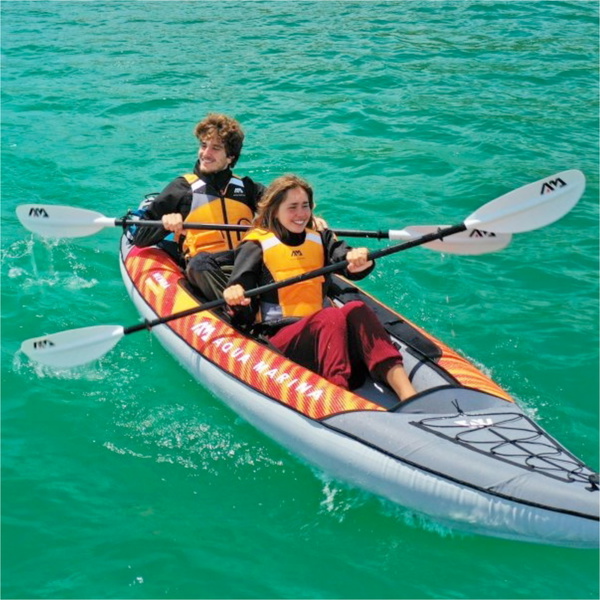 2026 Aqua Marina Memba-390 2 Person Touring Kayak With Paddle Set 46325